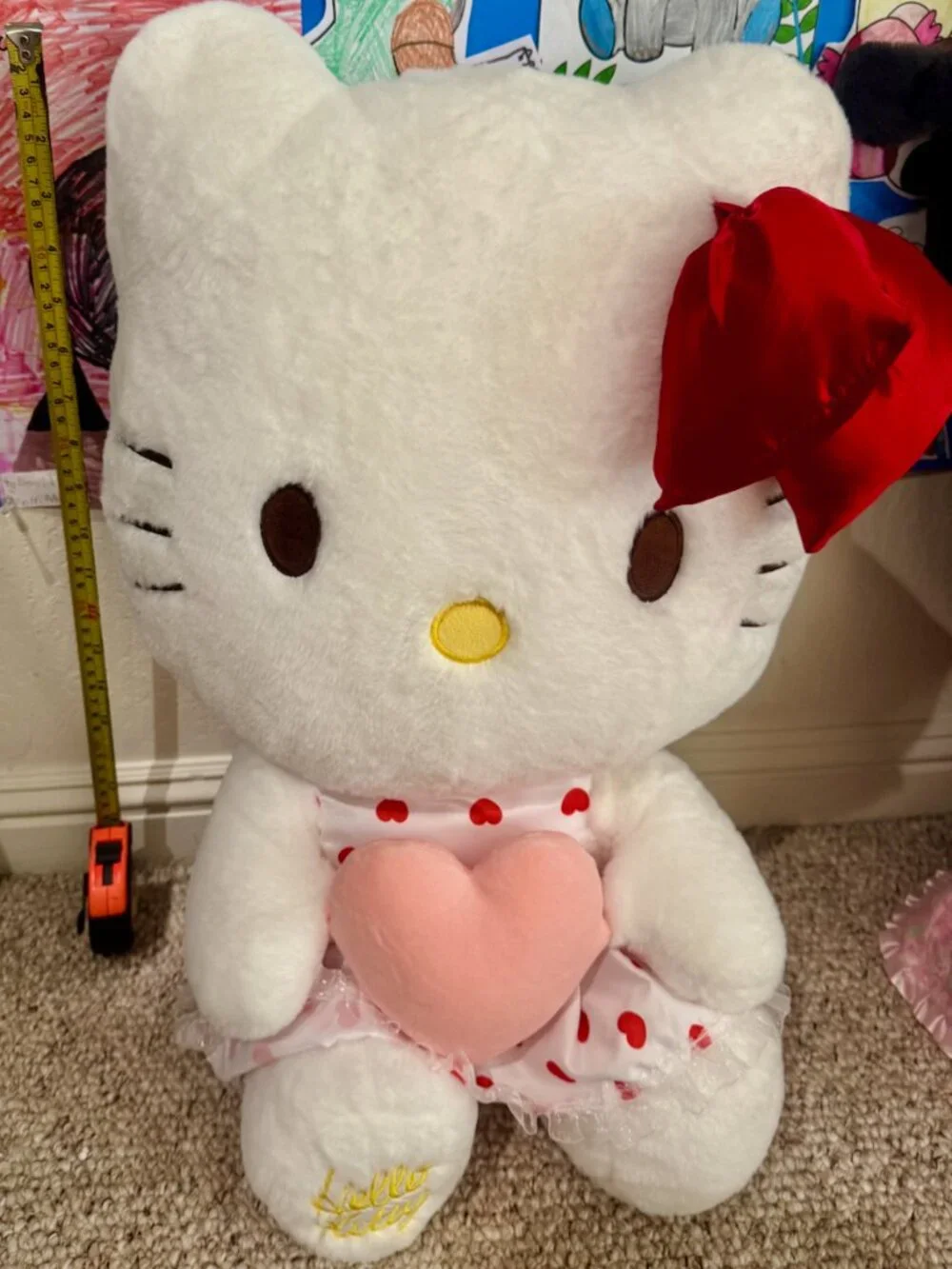 2' Tall Hello Kitty Stuffed Animal